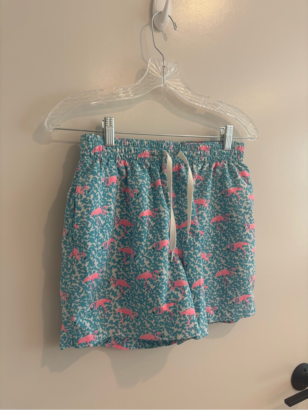 Chubbies swim shorts flamingo elastic pocket lining resort vacation beach small - Picture 3 of 7